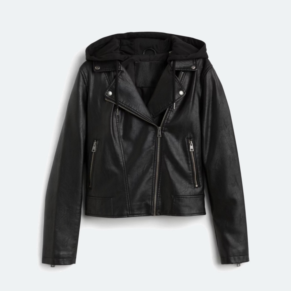 LEVI'S - Alessandra Hooded Moto Jacket Size Small